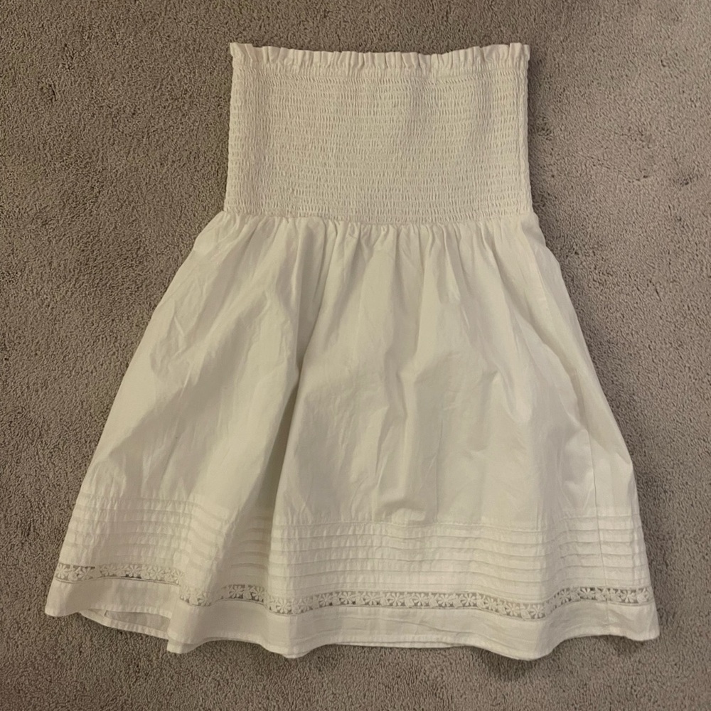 America Eagle mini strapless dress